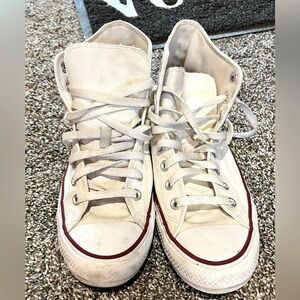 Converse Chuck Taylor High Tops White, Women's Size 9.5